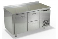 Холодильные столы с бортом, боковой агрегат